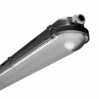 NORMA LED 21W, 40W, 58W, 85W, IP65, IK10 Průmyslové, prachotěsné svítidlo, těleso plast šedá, nebo černá, difuzor plast, přepínatelný příkon 21W, 40W, 58W, 85W, neutrální 4000K, denní 6000K, vyzař. úhel 120°, Ra80, 230V, IP66, IK10, průběžné zapojení 3x1,5mm