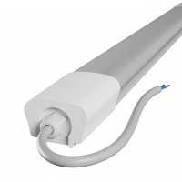 PRACTIC LED 36W, CCT, IP65 Stropní, průmyslové, prachotěsné svítidlo, těleso plast, povrch bílá, difuzor plast opál, LED 36W 3600lm, přepínatelná teplota CCT teplá 3000K/neutrální 4000K/denní 6000K, Ra80, 230V, IP65, 1200x45x32mm