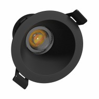 JAMILA LED 7W, CCT Podhledové, bodové svítidlo, materiál plast, povrch bílá, nebo černá, LED 7W, 560lm, přepínatelná teplota CCT teplá 3000K/neutráln 4000K/denní 6000K, vyzař. úhel 45°, UGR<17, Ra80, 230V, IP20, tř.2, rozměry d=90mm, h=85mm