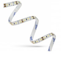 LED pásek 120LED/m, 12V, IP44 LED pásek, těleso plast bílá, zálivka silikon, 120LED, 9,6W/m, teplá 3000K nebo denní 6000K, Ra90, vyzařovací úhel 120°, 12V, IP44, rozměry w=8mm, l=5000mm, cena za 1m