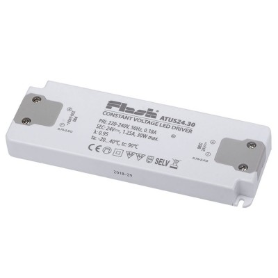 napájecí zdroj NAPĚŤ 24V 30W Napájecí zdroj LED, napěťový, materiál polykarbonát, povrch bílá, vstup 230V, výstup: 24V, 30W, 1,25A, IP20, tř.2, rozměry 155x53x16mm