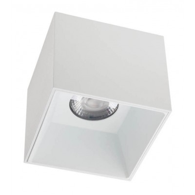 BLACKBURN SQ LED 18W Stropní přisazené bodové svítidlo, těleso hliník, povrch bílá mat, LED 18W, 2260lm, neutrální 4000K, 230V, IP20, Ra80, tř.2, rozměry 100x100mm, h=90mm.