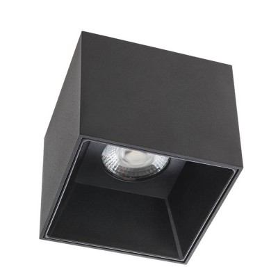 BLACKBURN SQ LED 18W Stropní, bodové svítidlo, materiál hliník, povrch černá, LED 18W, 2030lm, teplá 2700K, vyzař. úhel 38°, UGR<10, Ra80, 230V, IP20, tř.2, rozměry 100x100x90mm