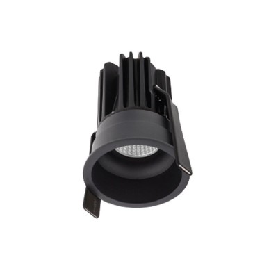 BELORS LED 7W 350MA Stropní, podhledové, bodové, komínkové svítidlo, materiál hliník, povrch bílá/zlatá/černá, krycí sklo čiré, LED 7W, teplá 3000K/neutrální 4000K, 350mA, vyzař. úhel 36°, IP20, Ra80/Ra90, tř.3, d=60mm, h=85mm, trafo samostatně
