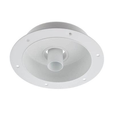 DELENO LED 9W Vestavné, bodové svítidlo, nastav směr sv, materiál hliník bílá, krycí plast transp, LED 9W, 700lm, neutrální 4000K, UGR<10, vyzař. úhel 18°, Ra90, 230V, IP20, tř.2, d=160mm, h=112mm, vč traf