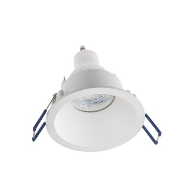 LIPONDA 1x50W GU10 KRUH Stropní, podhledové, bodové, komínkové kruhové svítidlo, materiál hliník, povrch bílá, pro žárovku 1x50W, GU10, ES50, 230V, IP20, tř.1, rozměry d=82mm, h=35mm