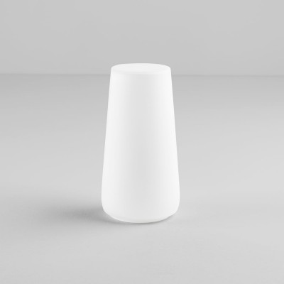 HUPIT STÍNÍTKO Stínítko pro nástěnné svítidlo, materiál sklo, povrch bílá, E27/ES, rozměry h=177mm, d=93mm, POUZE STÍNÍTKO BEZ ZÁKLADNY
