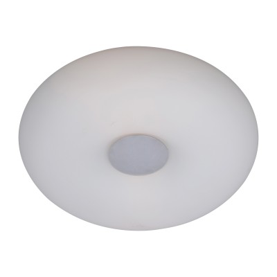 EGO 3x40W, E27 Stropní svítidlo, základna hliník, difuzor plast opál, pro žárovku 3x40W, 230V, zvýšené kryté IP44, rozměry d=430mm, h=120mm