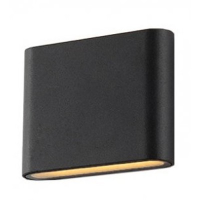 SCUNTHE 6W, IP54 Nástěnné venkovní svítidlo, materiál hliník, povrch černá antracit, LED 6W, 340lm, teplá 3000K, IP54, rozměry 115x90x29mm, svítí nahoru/dolů.