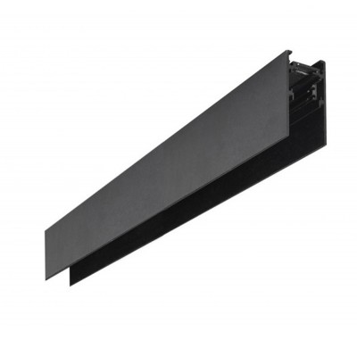 AVERTO TRACK MG, 48V Stropní lišta pro magnetický systém, materiál kov, povrch černá, 48V, rozměry 26x52mm, l=1000mm, vč. dvou koncovek.