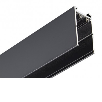 BERNA TRACK MG, 230V Stropní lišta pro magnetický systém, materiál kov, povrch černá, 230V, IP20,, rozměry 25x57mm, l=3000mm.