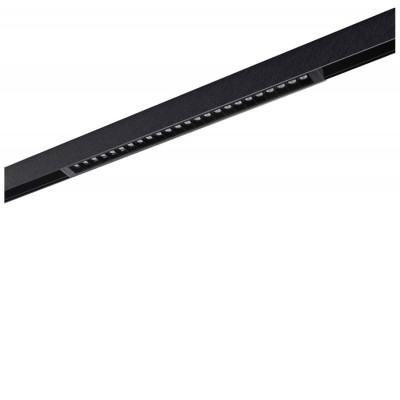 BICARI TR 9W/18W/27W, CCT-BT, 230V Buňkové svítidlo, do mag. systému, kov, černá, LED 18W, 1962lm, smart TUYA Bluetooth stmívatelné, CCT nastav. teplota teplá 3000K-denní 6000K, vyzař. úhel 24°, 230V, IP20, rozměry 410x40x25mm.