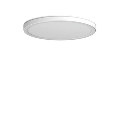 PAULO R 18W, CCT, DIMM Stropní svítidlo, těleso hliník, povrch bílá, dif plast opál, LED 18W, 1170lm, přepínačem CCT nast teplota teplá 2800K - denní 6000K, stmív TRIAC, Ra90, 230V, IP40, rozměry d=230mm, h=24mm.