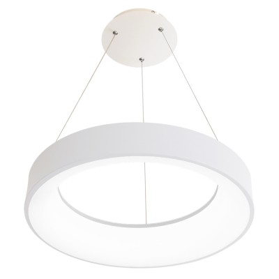 LORNA HL R 40W CCT Závěsné svítidlo, těleso kov, povrch šedá, dif plast, LED 40W, 2600lm, dálkovým ovladačem stmívatelné. CCT nast teplota teplá 3000K-denní 6500K, Ra80, 230V, IP20, d=450mm, vč závěs lanka l=1200mm