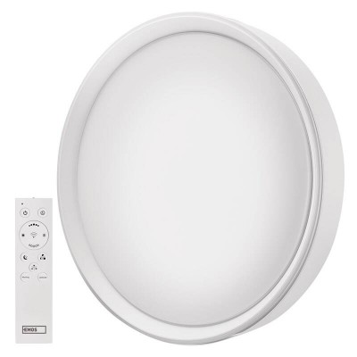 GOSMART 30W/45W, SMART, CCT Stropní svítidlo, těleso kov, povrch bílá, difuzor plast opál, LED 30W/1800lm, 45W/2700lm, ovl smart telefon Tuya, WiFi, stmívání, nast teplota CCT teplá 2700K - denní 6500K, Ra80, 230V, IP20, rozměry dle typu.