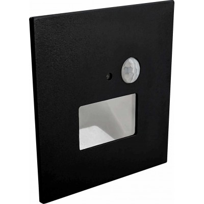STEP PIR, LED 1,5W, CCT, GROUP, KU68 Svítidlo do stěny, PIR senzor pohybu, záběr 60°, dosah cca 3m, čas sepnutí min 15s, kov, bílá, černá, šedostř, LED 1,5W, 120lm, přepínatelná teplota CCT 3000K/4000K/6500K, Ra80, 230V, IP20, 86x86x40mm, svítí dolů, montáž do KU68