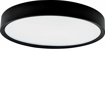 ISA PL 24W/32W/40W Stropní přisazené LED svítidlo, těleso kov, povrch bílá/černá, difuzor plast opál, LED 24W/1920lm, 32W/2560lm, 40W/3200lm, neutrální 4000K, Ra80, 230V, IP20, tř.1, rozměry dle typu.