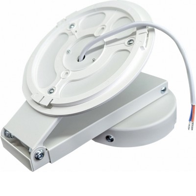 TINY nástěnná sada Nástěnná montážní sada pro svítidla, výklopná +-90°, nastavitelná 360°, povrch bílá, IP20, tř1.