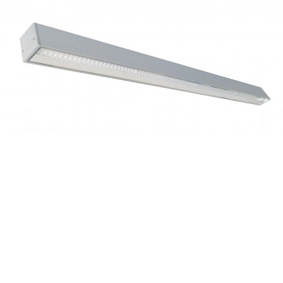 NURMBERG Stropní, závěsné/přisazené svítidlo, těleso hliník, povrch šedá, dif plast, LED 36W, 4400lm, neutrální 4000K, Ra80, vyzař. úhel 112°, 230V, IP20, tř.1, rozměry 65x50mm, l=1