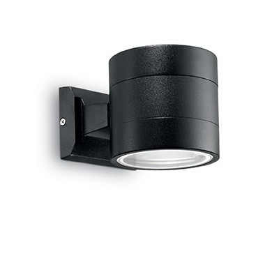 MANA R Nástěnné svítidlo venkovní, těleso hliník, povrch šedá/šedočerná antracit/černá/bílá, krycí sklo pyrex, pro žárovku 1x40W, G9, 230V, IP54, tř.1, rozměry d=110mm, h=110mm, svítí nahoru/dolů