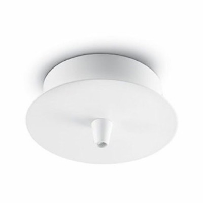 CEILING CUP 1 Stropní krytka pro 1 kabel, pro napájení svítidel, těleso kov, povrch bílá, 230V, tř.1, d=100mm, h=40mm