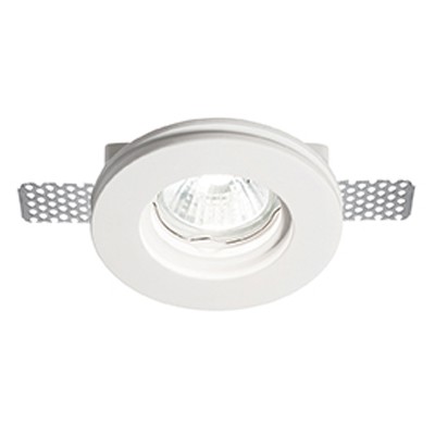 LARNA 1X35W GU10 Stropní podhledové svítidlo bodové, těleso plast bílá, pro žárovku 1x35W, GU10, 230V, IP20, tř.2. rozměry dle typu