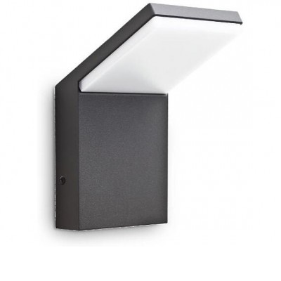 GREDING WL 8,5W IP54 Venkovní nástěnné svítidlo, těleso hliník, povrch bílá/černá antracit/černá/šedá/kávová, difuzor plast opál, LED 8,5W, teplá 3000K/950lm, neutrální 4000K/1050lm, 230V, IP54, tř.1, rozměry 100x165x105mm.