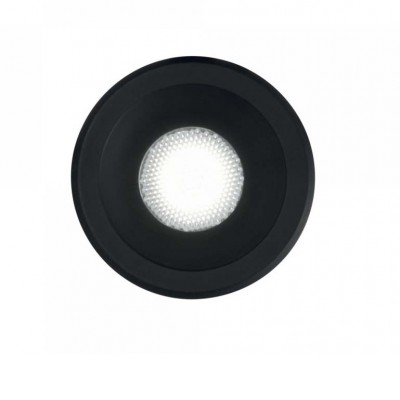 HAYGEN LED 3W Stropní, podhledové bodové svítidlo, těleso hliník, povrch černá, LED 3W, teplá 3000K, 210lm, 230V, IP20, tř.2, rozměry d=40mm, h=40mm.