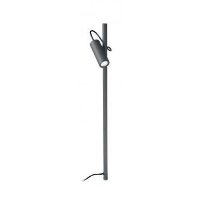 HOXTER, LED 5W, IP54 Sloupkové bodové svítidlo, nastav. směr svícení, těleso hliník, povrch černá antracit, difuzor sklo mat, LED 4,5W, teplá 3000K, 460lm, 230V, IP54, tř.1, rozměry d=70mm, h=745mm.