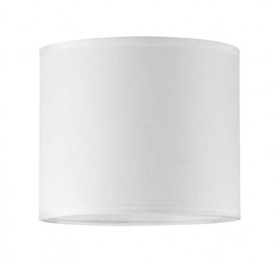 CLIOS DIF II Stínítko svítidla, materiál plast a textil bílá, rozměry d=165mm, h=140mm, závěs SAMOSTANĚ