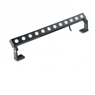 IPSON LED 18W, 36W, IP65 Lineární venkovní svítidlo, nsatvitelný sklon, těleso hliník, povrch černá antracit, krycí sklo čiré, LED 18W/1950lm, 36W/3900lm, teplá 3000K, Ra80, 24V. IP65, tř.3, rozměry dle typu.