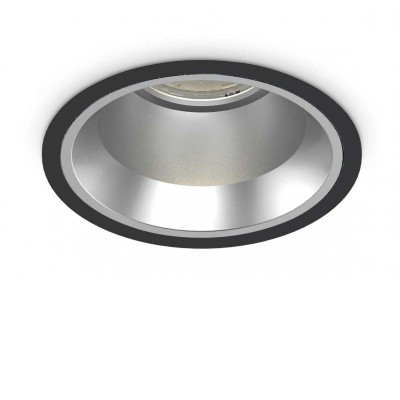 ENDE Stropní, podhledové svítidlo, těleso hliník, rámeček černá, LED 42W, teplá 3000K, 4600lm, Ra90, 230V, IP54, tř.2, rozměry d=218mm, h=132mm.