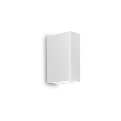 MOLE 2x IP44 Nástěnné venkovní svítidlo, těleso hliník, povrch bílá, difuzor sklo čiré, pro žárovku 2x15W, G9, 230V, IP44, tř.1, rozměry 40x130x90mm, svítí nahoru/dolů