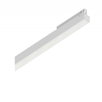 REGEST II 14W UGR<22 Svítidlo do 3F lišty, těleso hliník, povrch bílá, dif. plast opál, LED 25W, 3650lm, neutrální 4000K, vyzař. úhel 70°, UGR<22, Ra90, 230V, IP20, rozměry 1065x71x32mm.