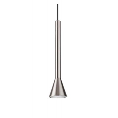 RENUNTIO HL 7W Závěsné svítidlo, lustr, těleso kov, povrch nikl, LED 7W, 500lm, teplá 3000K, 230V, IP20, tř.2, rozměry d=60mm, h=255mm, vč závěs kabelu l=2430mm, lze zkr.