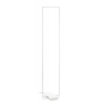 HACHEN FL 30W Stojací lampa, základna kov, barva bílá, difuzor plast opál, LED 30W, 3100lm, teplá 3000K, 230V, IP20, tř.2, rozměry 120x300mm, h=1505mm.