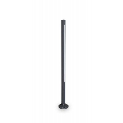 SACUS 19W IP65 Sloupkové svítidlo, exteriérové, těleso hliník, povrch černá antracit, difuzor plast opál, LED 19W, 2050lm, teplá 3000K, 230V, IP65, tř.2, rozměry h=1205mm, d=25mm