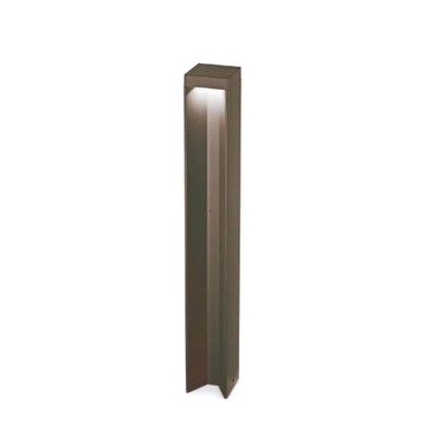 FISER FL 11W IP54 Sloupkové venkovní svítidlo, těleso hliník, povrch kávová, krycí sklo čiré, LED 11W, 1150lm, teplá 3000K, IP54, tř.1, rozměry 85x650mm, svítí dolů.