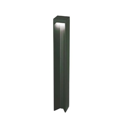 FISER FL 11W IP54 Sloupkové venkovní svítidlo, těleso hliník, povrch černá, krycí sklo čiré, LED 11W, 1150lm, teplá 3000K, IP54, tř.1, rozměry 85x650mm, svítí dolů.