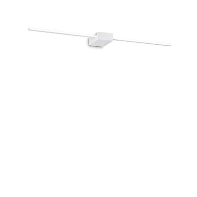 FENIXO 13,5W Nástěnné svítidlo nad zrcadlo, těleso hliník, povrch bílá, difuzor plast opál, LED 13,5W, 900lm, teplá 3000K, 230V, IP20, tř.2, rozměry 750x40x120mm.
