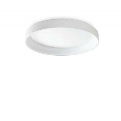 PEM 21W Stropní přisazené LED svítidlo, těleso kov, povrch bílá, difuzor plast opál, LED 43W, 4400lm, teplá 3000K, 230V, IP20, tř.2, rozměry d=595mm, h=110mm.