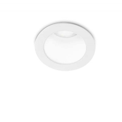 INGOL 3W Podhledové zápustné svítidlo, těleso hliník, povrch bílá, LED 5W, 320lm, teplá 3000K, vyzař. úhel 30°, Ra90, 230V, IP20, tř.2, rozměry d=40mm, h=79mm.