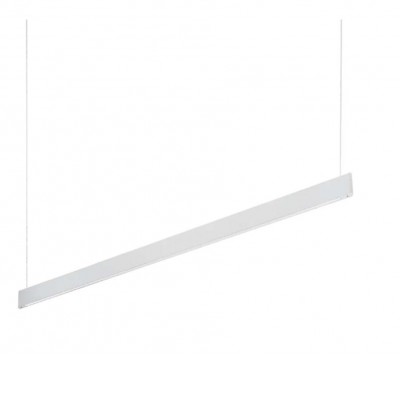 BLUETIT HL II 36W Závěsné svítidlo, těleso hliník, povrch bílá, difuzor plast opál, LED 36W, 4000lm, teplá 3000K, 230V, IP20, tř.1, rozměry 1200x60x10mm, vč lankového závěsu l=2000mm lze zkrátit.
