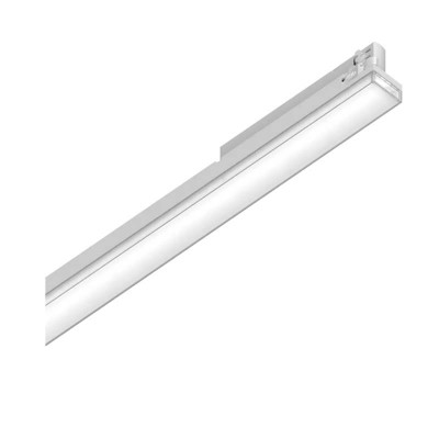 REGEST III 21W Svítidlo do 3F lišty, těleso hliník, povrch bílá, dif. plast opál, LED 21W, 2800lm, neutrální 4000K, vyzař. úhel 125°, Ra90, 230V, IP20, rozměry 565x58x32mm.