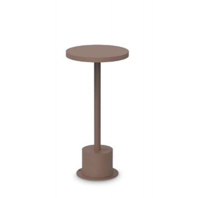 ULZED TL 11W Stolní venkovní lampa, těleso hliník, povrch kávová, difuzor plast opál, LED 11W, 1200lm, teplá 3000K, nabíjení USB-C, výdrž cca 4 hodiny, IP65, rozměry d=160mm, h=250mm.