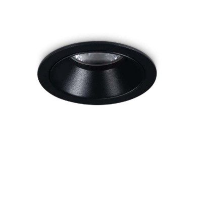 PUKAS R  20W Stropní podhledové svítidlo bodové, těleso hliník, povrch kruh černá, reflektor černá, LED 20W, 2100lm, teplá 2700K, UGR<19, Ra90, 230V, IP20, tř.2. rozměry d=120mm, h=105mm.