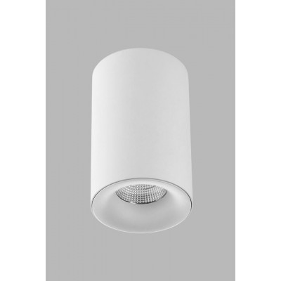 GOGA III 9W CCT Stropní, bodové svítidlo, těleso kov, povrch bílá, LED 9W, 735lm, přepín CCT teplota teplá 3000K-neutrální 4000K, vyzař. úhel 60°, UGR<19, Ra90, 230V, IP20, rozměry d=85mm, h=134mm.