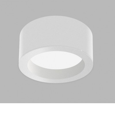 DANOST 12W, CCT, Casambi Stropní, přisazené svítidlo, těleso kov, povrch bílá, dif plast opál, LED 12W, 1350lm, přepín. CCT teplota teplá 3000K-neutrální 4000K, stmív. Casambi, 230V, IP20, rozměry d=145mm, h=95mm.