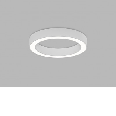 CALAIS 50W Casambi Stropní přisazené svítidlo, těleso hliník, povrch bílá, difuzor plast opál, LED 50W, 3700lm, TW nast.. CCT teplá 3000K-neutrální 4000K, stmív. Casambi, 230V, IP20, tř.1, rozměry d=600mm, h=85mm.