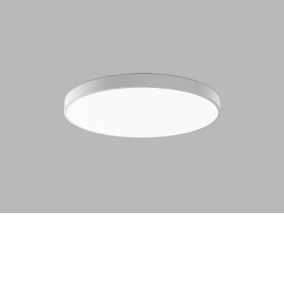CAMB 80W Casambi Stropní svítidlo, těleso hliník, povrch bílá, difuzor plast opál, LED 80W, 5600lm, přepín. CCT teplá 3000K-neutrální 4000K, stmív. Casambi, 230V, IP20, rozměry d=800mm, h=60mm.